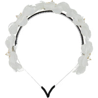 Knot Hairbands White Poppy Headband