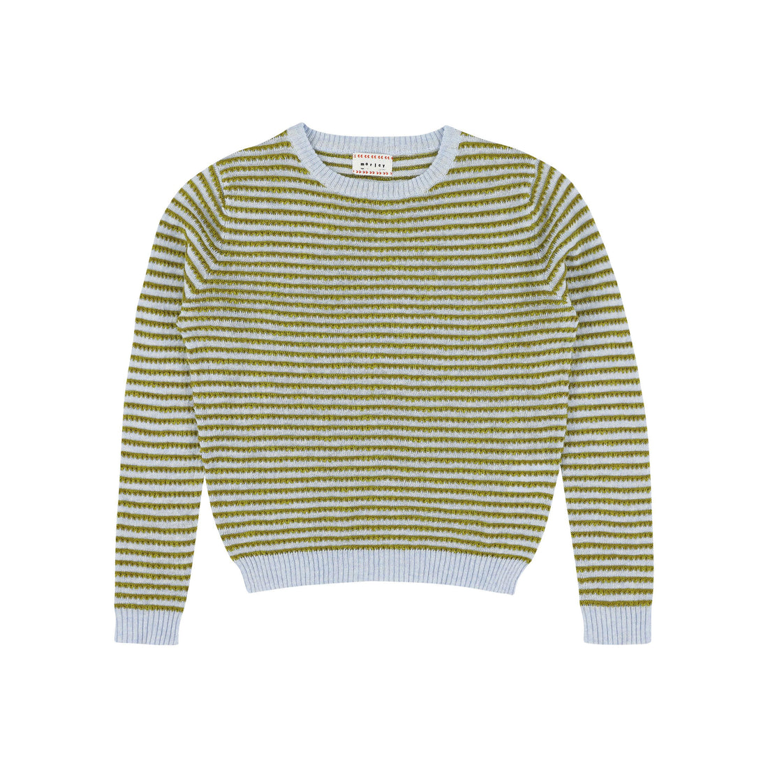 Morley Clear Sky Stripe Possum Cricket Sweater