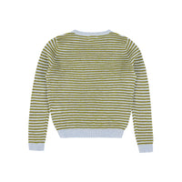 Morley Clear Sky Stripe Possum Cricket Sweater