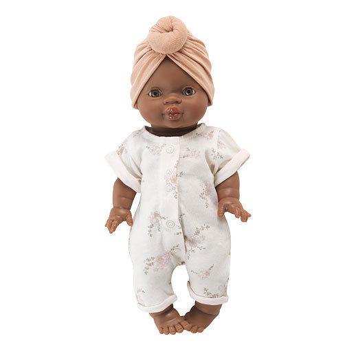 Bonjour Little Doll Outfit Pansies/Nude