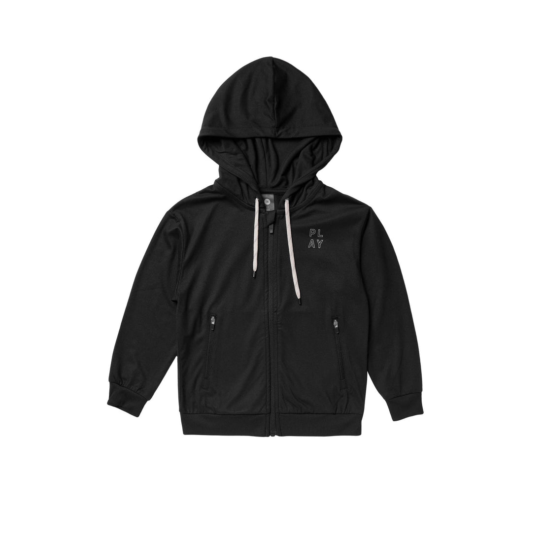 PLAY x PLAY Zip-Up Tech Hoodie | Black