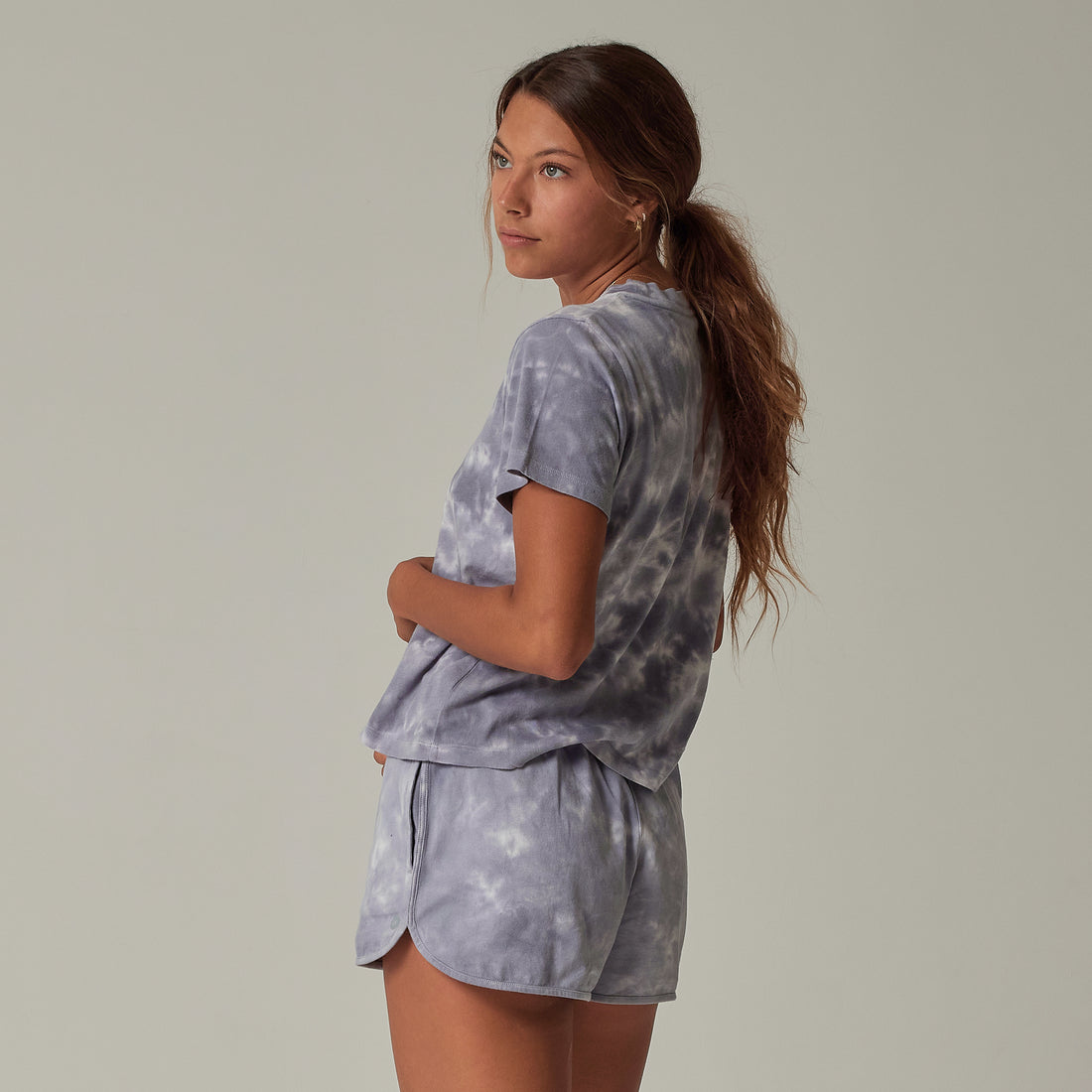 PLAY x PLAY Playa Shorts || Blue Tie-Dye