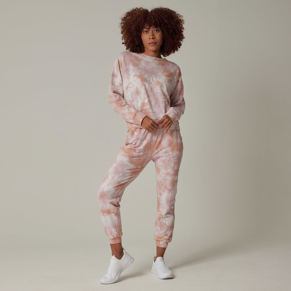 PLAY x PLAY Dawn Patrol Pullover || Blush Tie-Dye