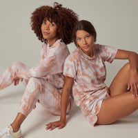 PLAY x PLAY Playa Shorts || Blush Tie-Dye