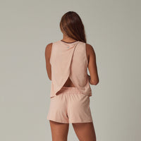 PLAY x PLAY Tulip-Back Tech Tank || Blush