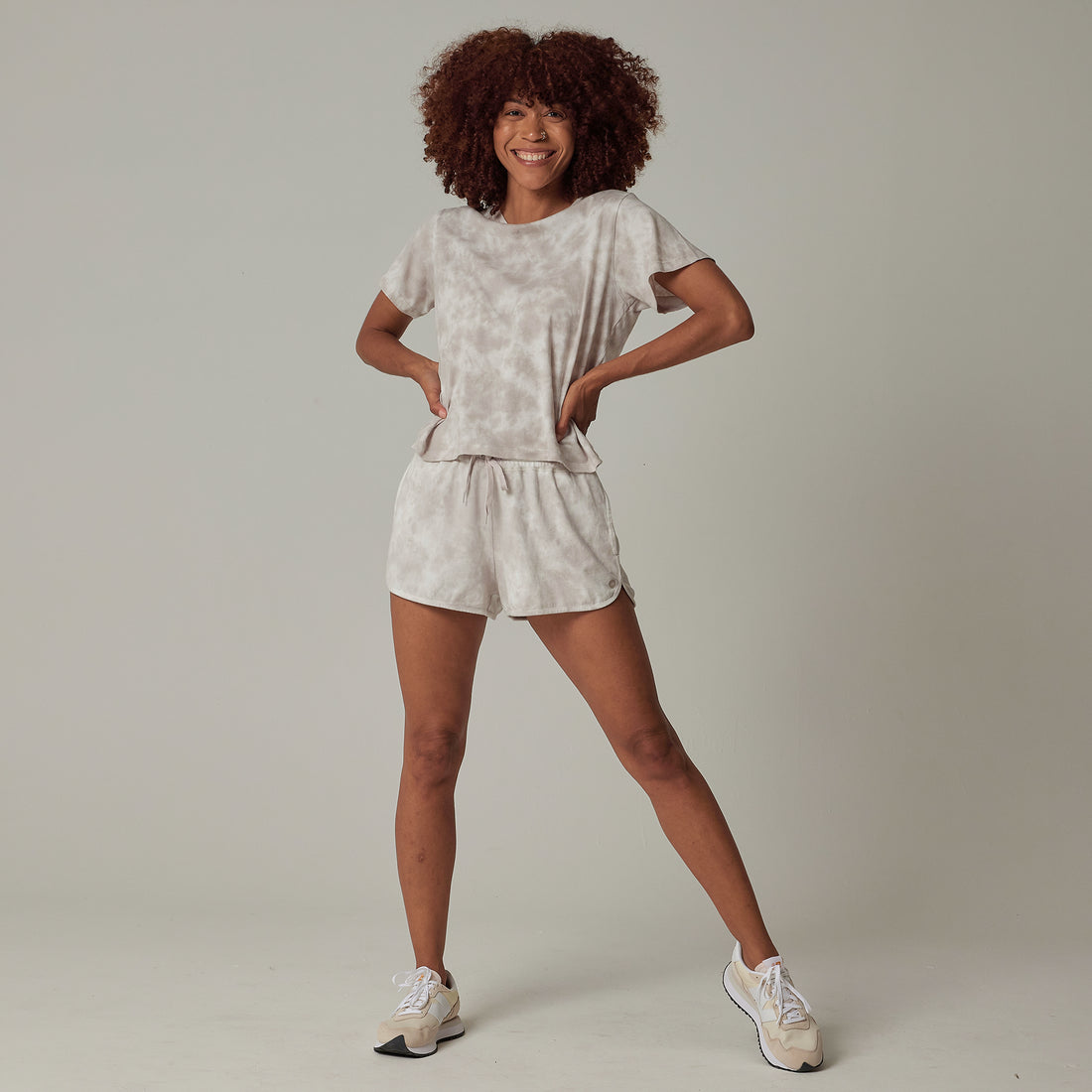 PLAY x PLAY Playa Shorts || Grey Tie-Dye