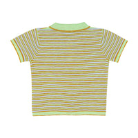 Morley Clear Sky Stripe Cricket Polo