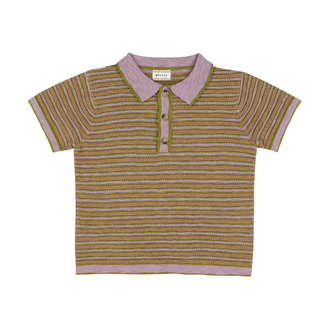 Morley Macciato Stripe Cricket Polo