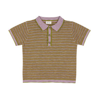 Morley Macciato Stripe Cricket Polo