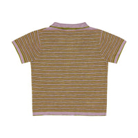 Morley Macciato Stripe Cricket Polo