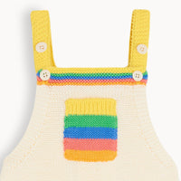 The Bonnie Mob Rainbow Rainbow Knit Romper