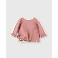 Bonnie and the Gang Coral Blush/Biscuit Aya Knotted Sweater