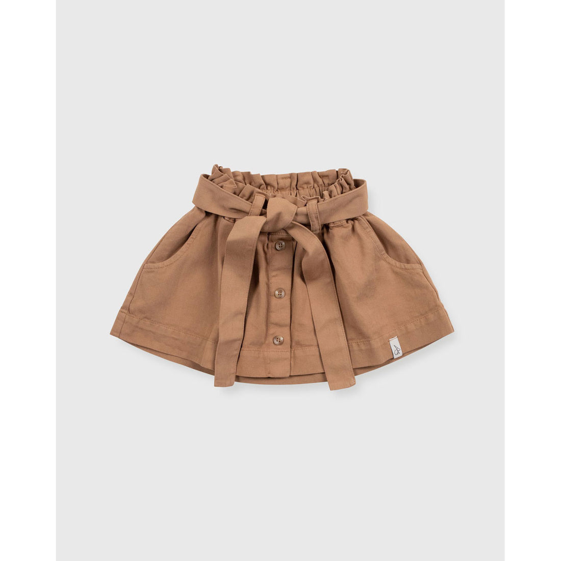Bonnie and the Gang Caramel Ida Twill Skirt