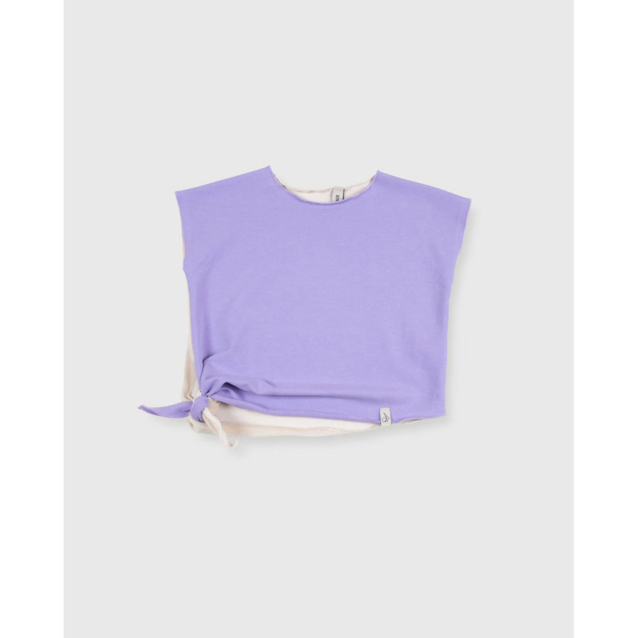 Bonnie and the Gang Lavender Biscuit Millie Knotted T Shirt