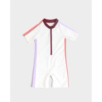 Bonnie and the Gang White Multicolor Jools Uv Swim Jumpsuit