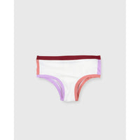 Bonnie and the Gang White Multicolor Ronni Uv Swim Briefs