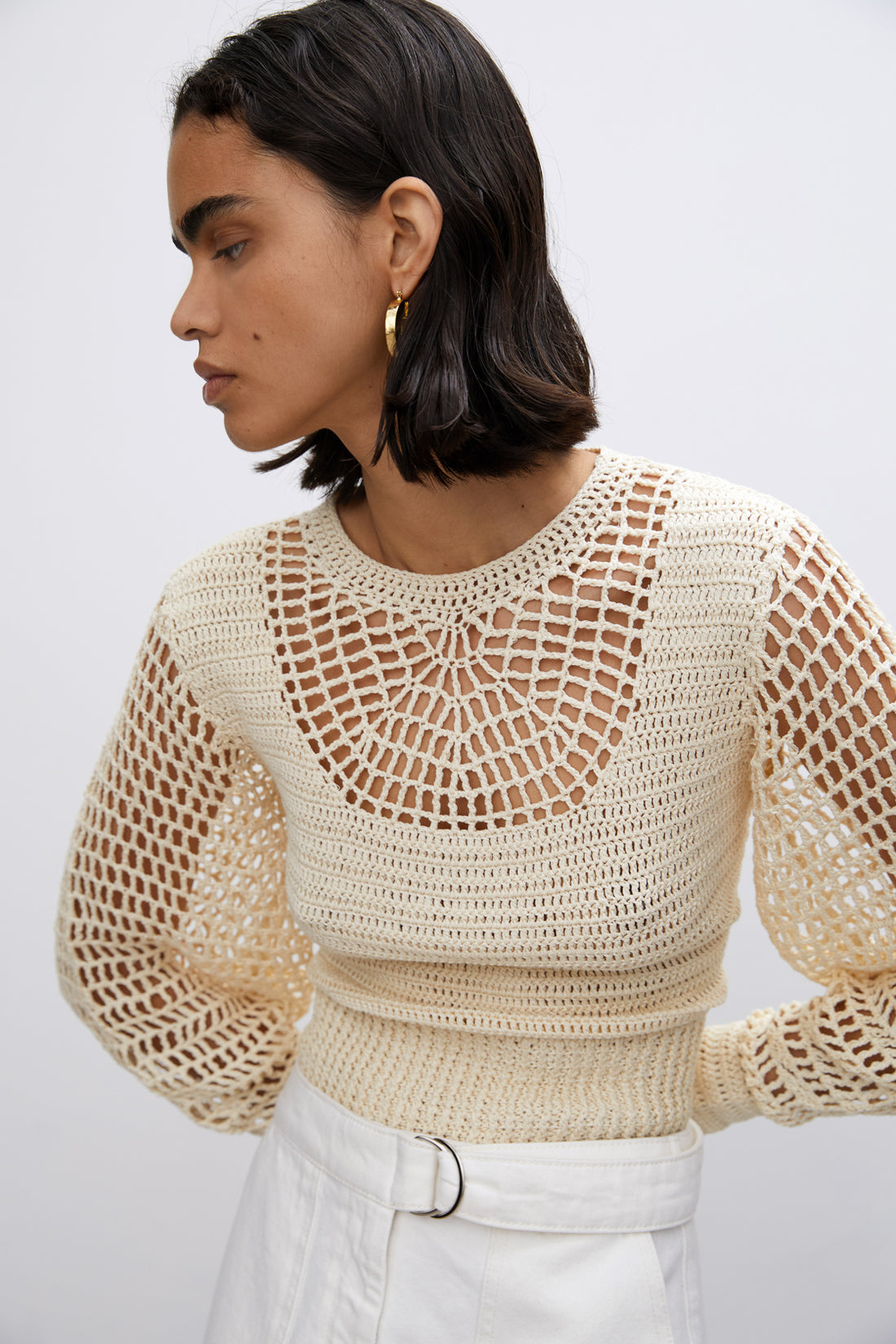 Rohe Off White Cece Sweater