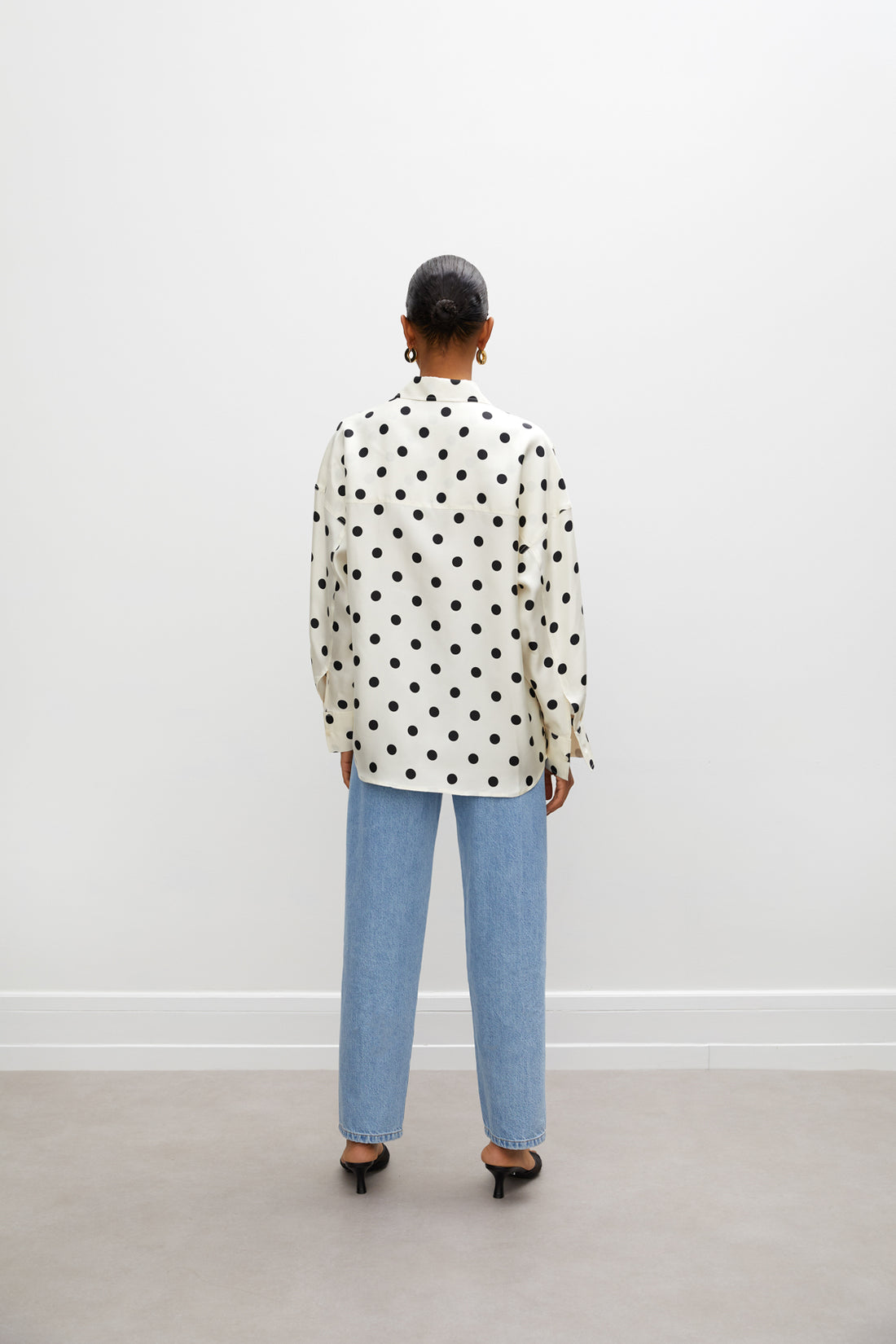 Rohe Maxi Dot Charlie Blouse