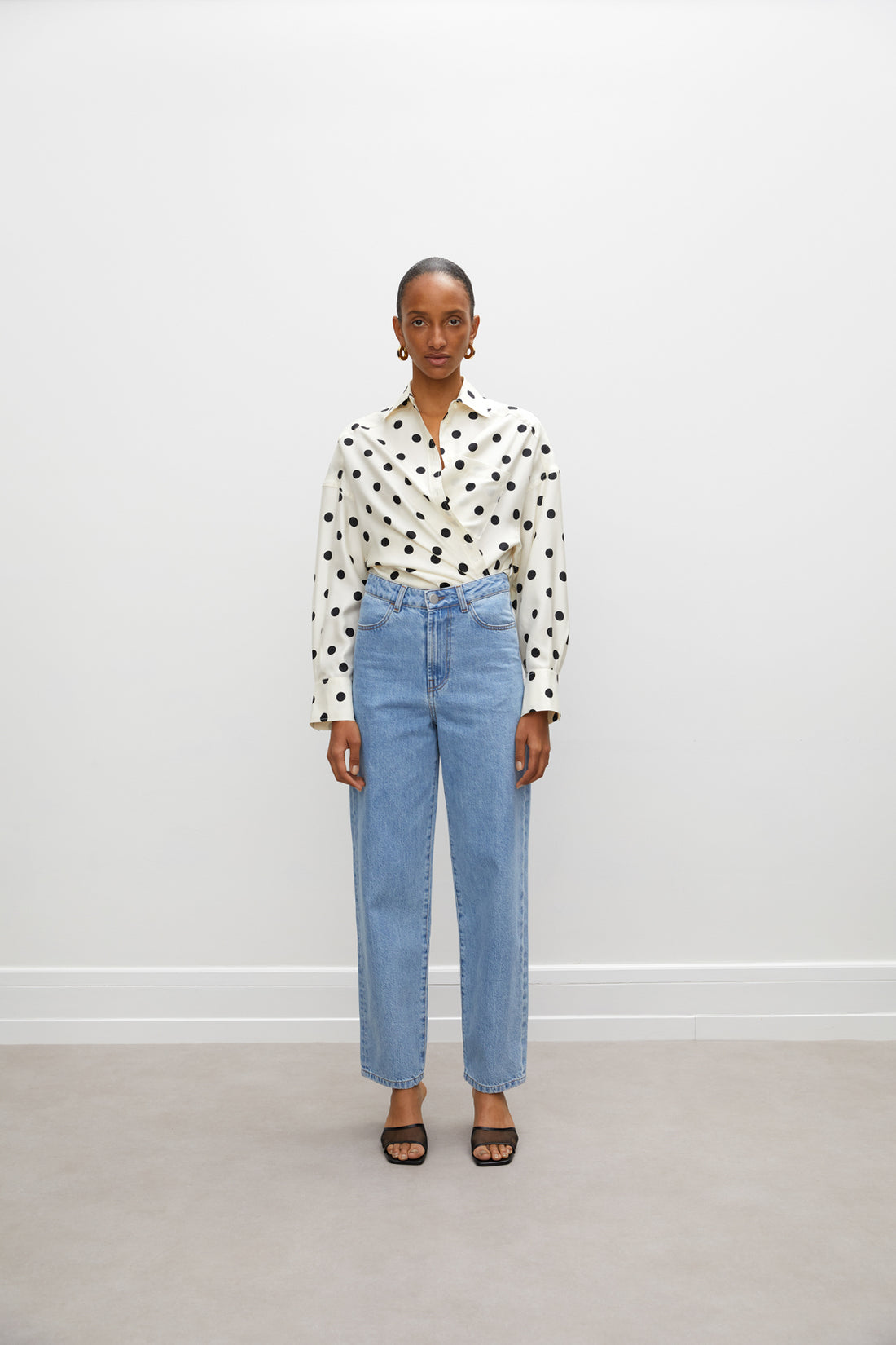 Rohe Maxi Dot Charlie Blouse
