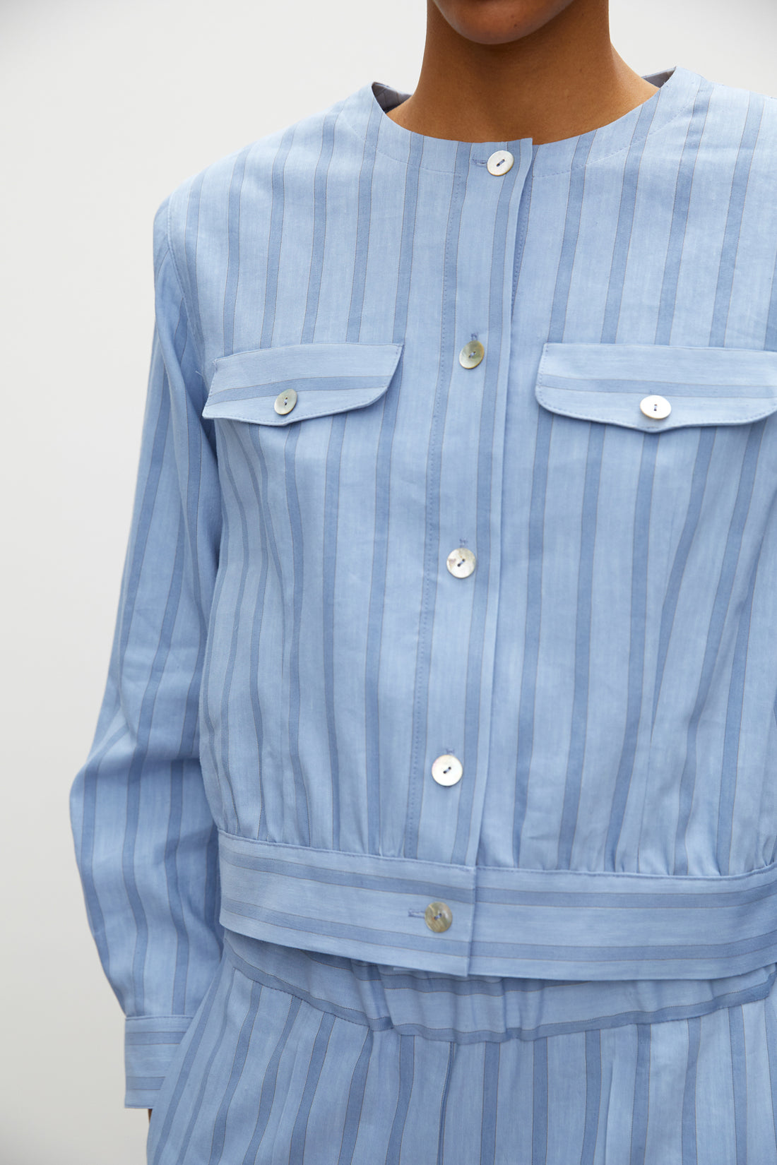 Rohe Resort Stripe Evy Blouse