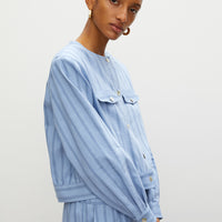 Rohe Resort Stripe Evy Blouse