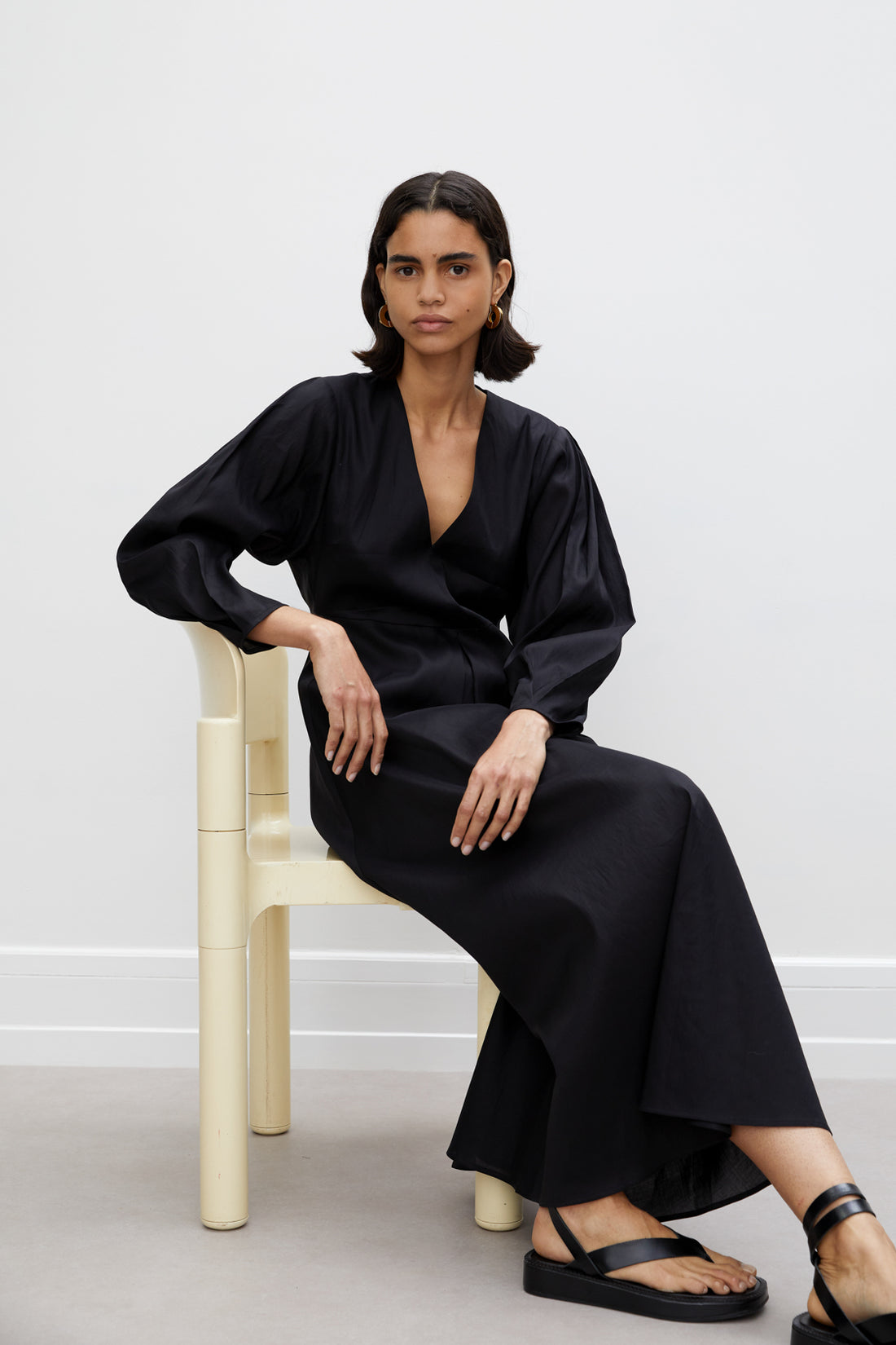 Rohe Black Leonore Dress