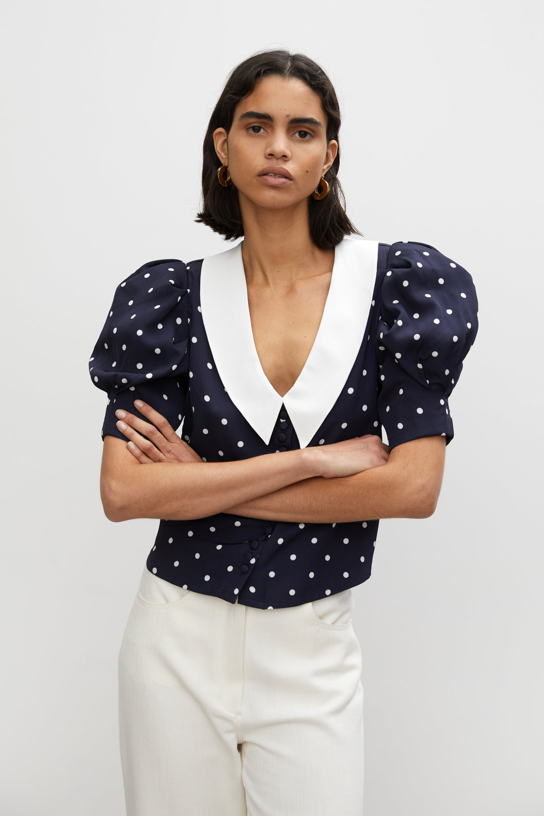 Rohe All Over Dot Mima Blouse