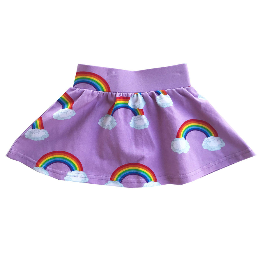 Romey Loves Lulu Purple Rainbow Skirt