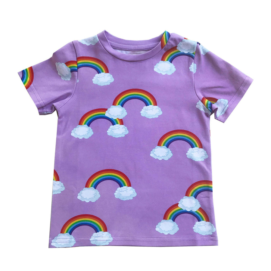 Romey Loves Lulu Purple Rainbow T-shirt