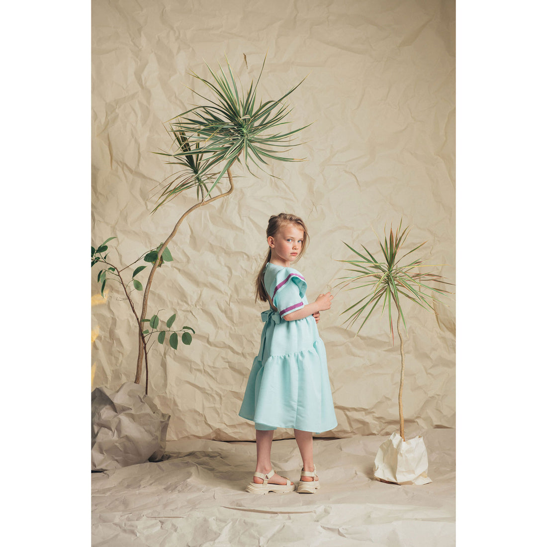 Paade Mode Light Blue Dianthus Queen Dress
