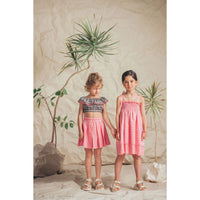 Paade Mode Red Stripe Clover Dress