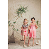 Paade Mode Red Stripe Clover Dress