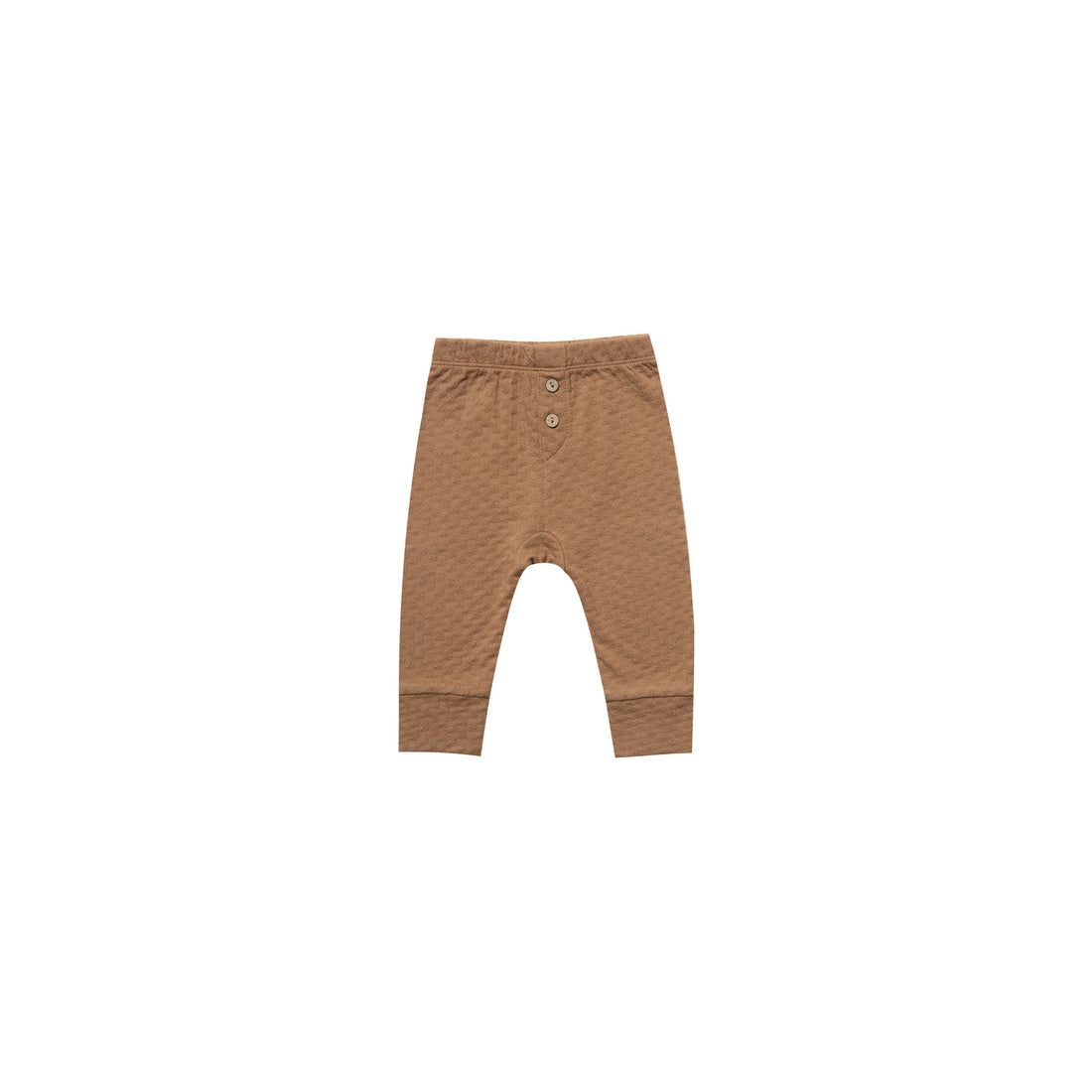 Quincy Mae Copper Organic Pointelle Pajama Pants