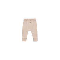 Quincy Mae Rose Organic Pointelle Pajama Pants