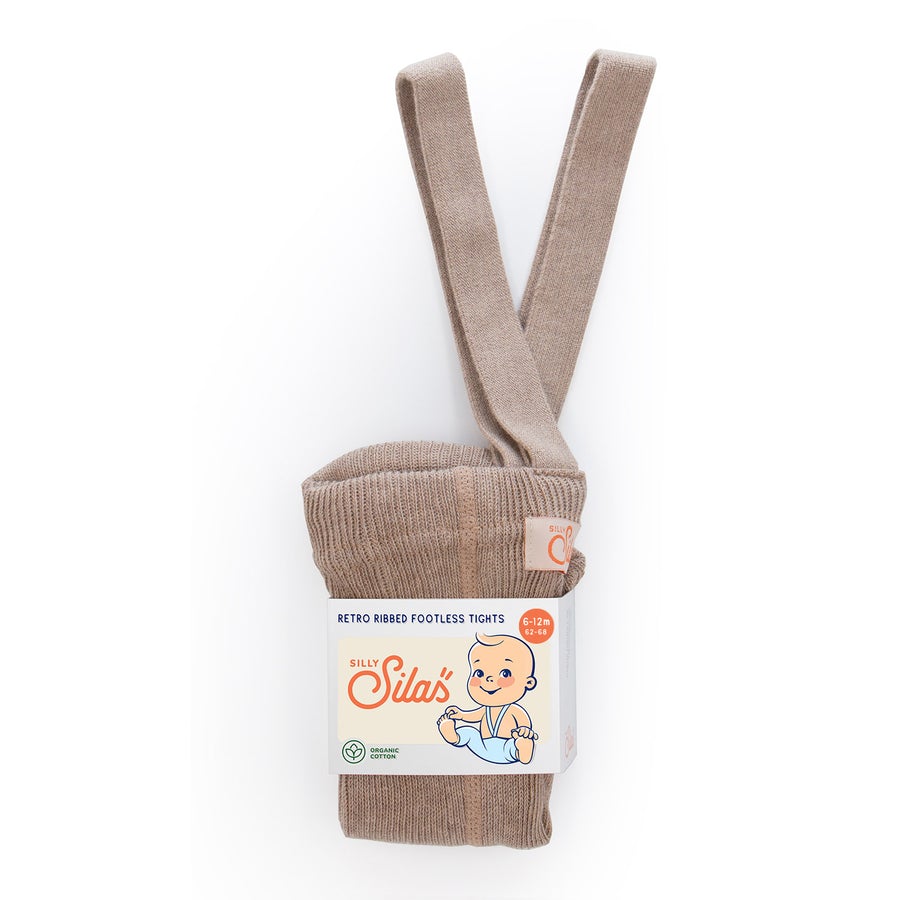 Silly Silas Peanut Blend Footless Cotton Tights