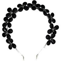 Knot Hairbands Black Petal Headband