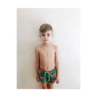 Hugo Loves Tiki Watermelon Swim Trunks