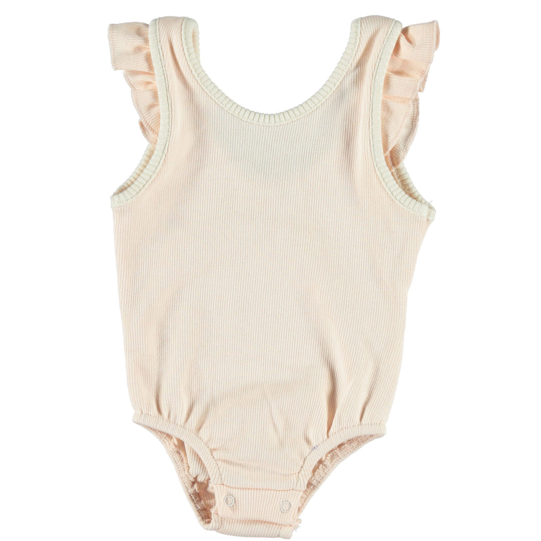 Piupiuchick Light Salmon Ribbed Bodysuit