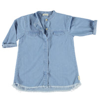 Piupiuchick Washed Jean Rock Dress