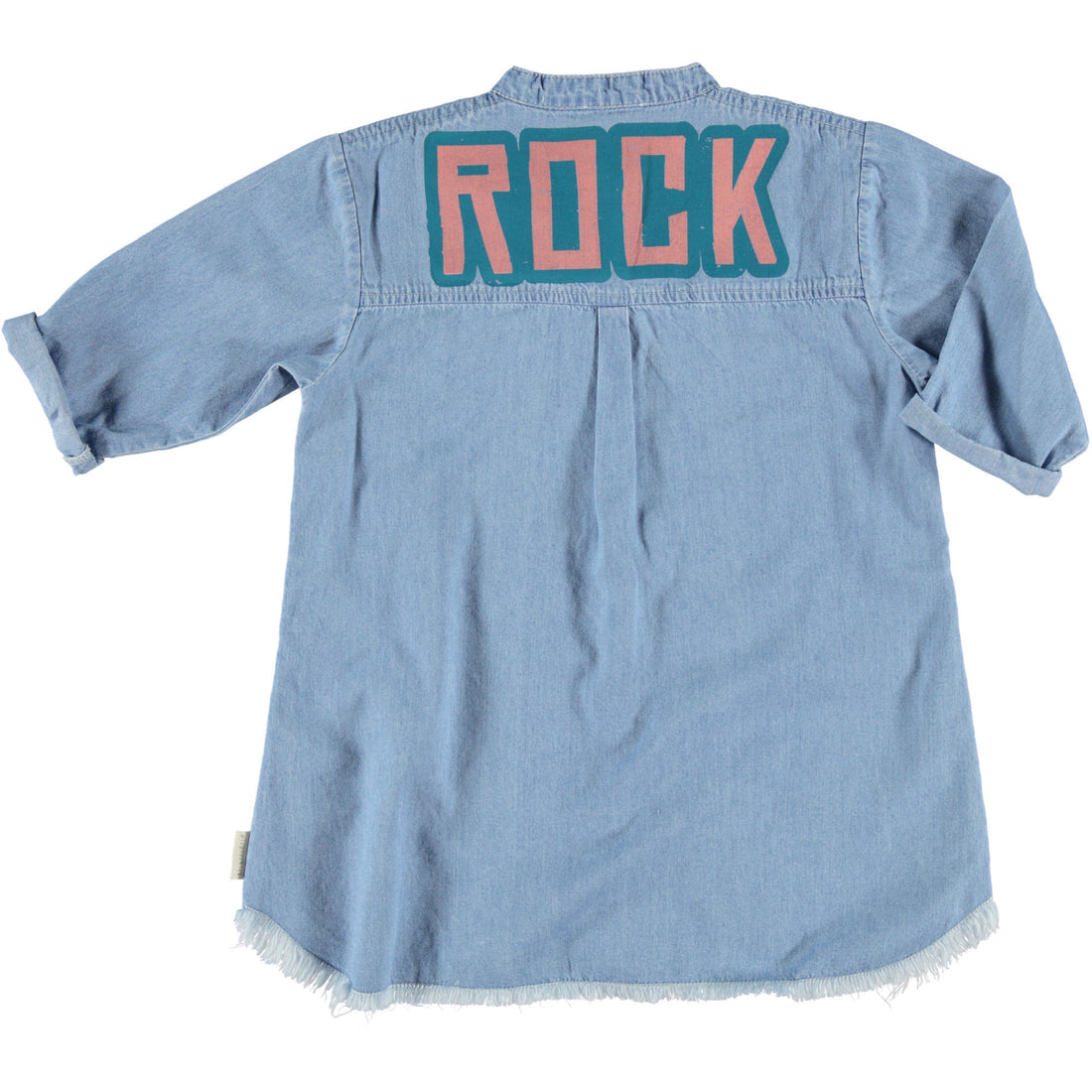 Piupiuchick Washed Jean Rock Dress
