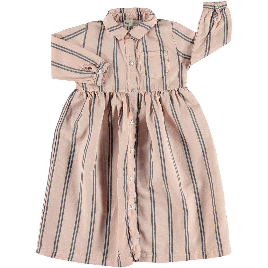 Piupiuchick Pink Stripes Long Dress