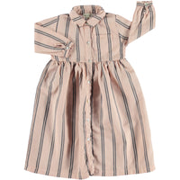Piupiuchick Pink Stripes Long Dress