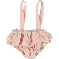 Piupiuchick Salmon Terry Shorties with Straps