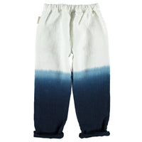 Piupiuchick Navy Tie Dye Linen Trousers