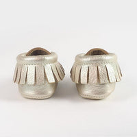 Freshly Picked Platinum Moccasins