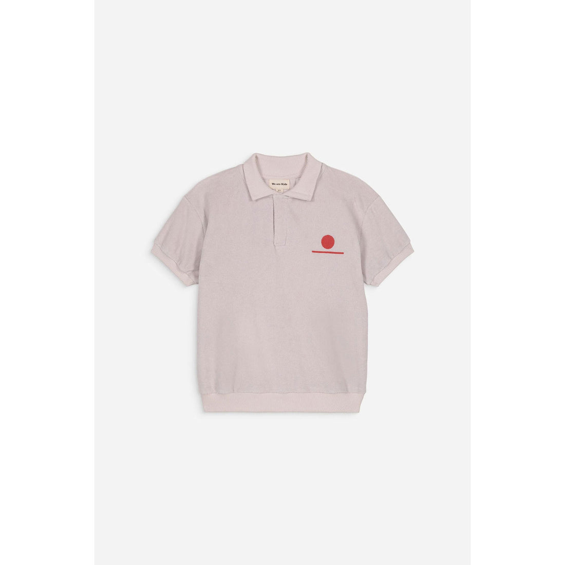 We are Kids Coconut + Logo Red Clay Leonard Polo