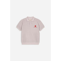 We are Kids Coconut + Logo Red Clay Leonard Polo