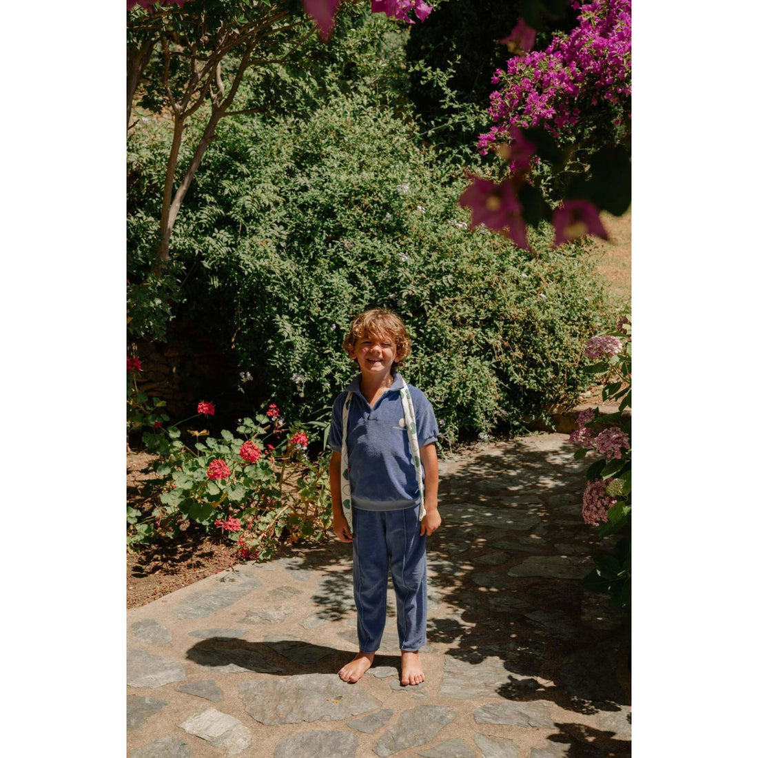 We are Kids Just Blue + Logo Coconut Leonard Polo