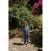 We are Kids Just Blue + Logo Coconut Leonard Polo
