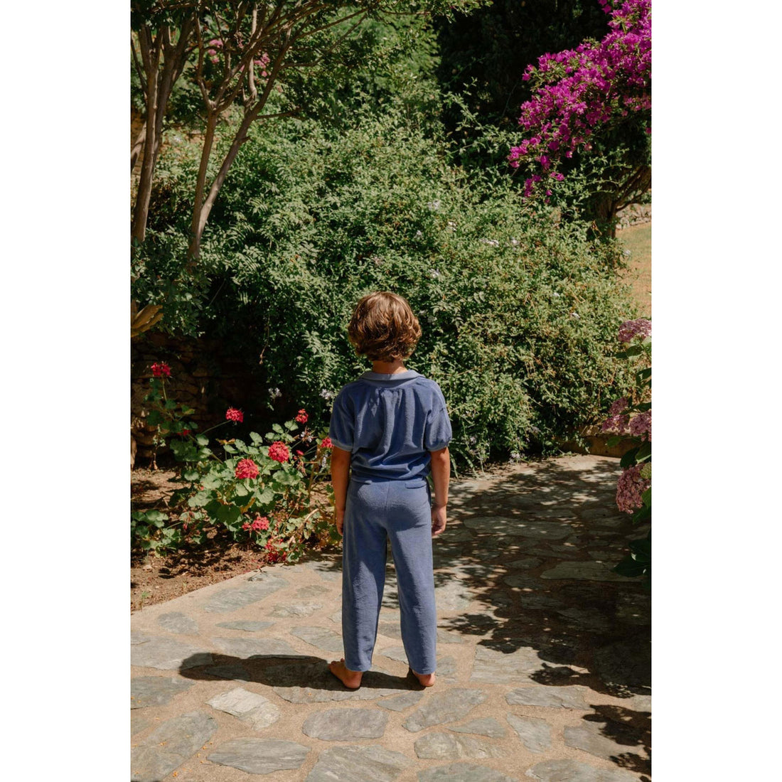 We are Kids Just Blue + Logo Coconut Leonard Polo